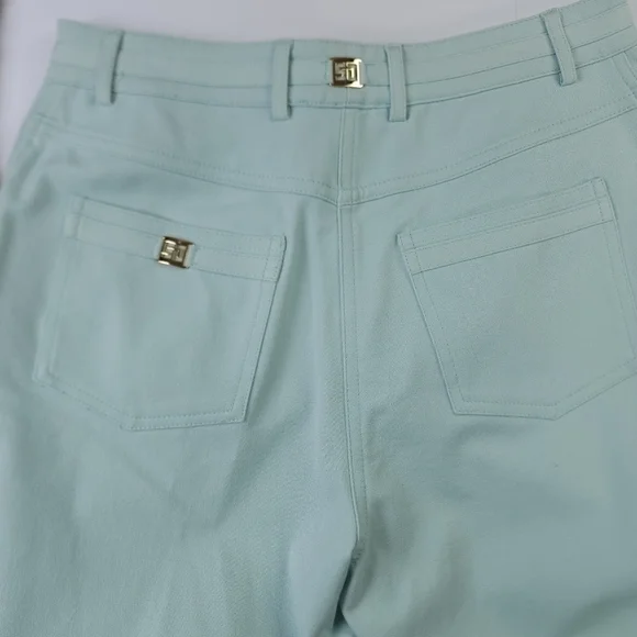 St. John Women's Light Blue Pants Sz 6 - Picture 4 of 15
